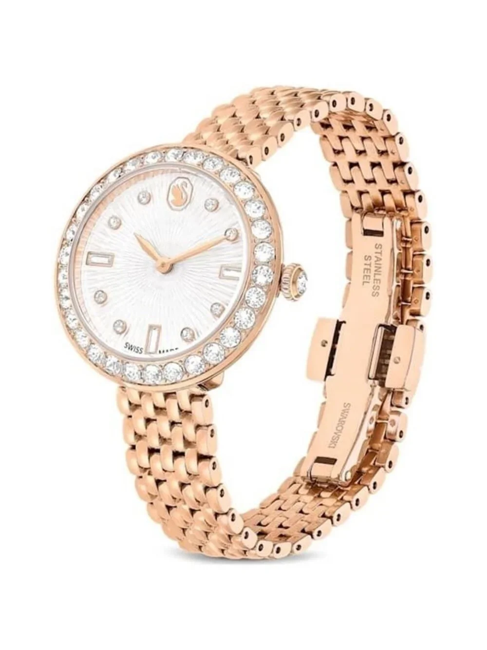NWT Swarovski Certa Quartz Crystal Ladies Watch